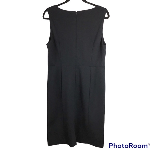 Black Ann Taylor sleeveless dress sz 12 NWT - Picture 2 of 7